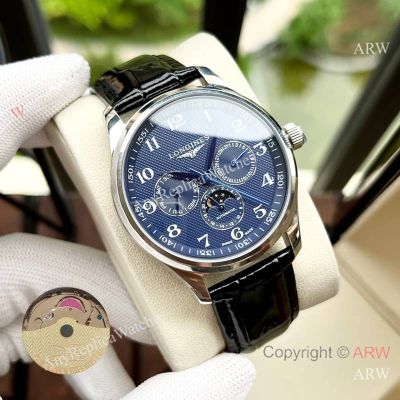 High Quality Replica LONGINES Men's Watch Different Colors Genuine Leather Strap Different Colors Face Dial Different Colors Case Watch 40*12mm